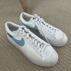 Nike blazer lows platform sneaker